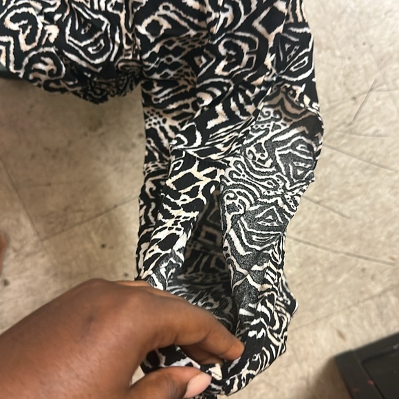 Bohemian style pants with slits on the calves - Picture 2 of 3